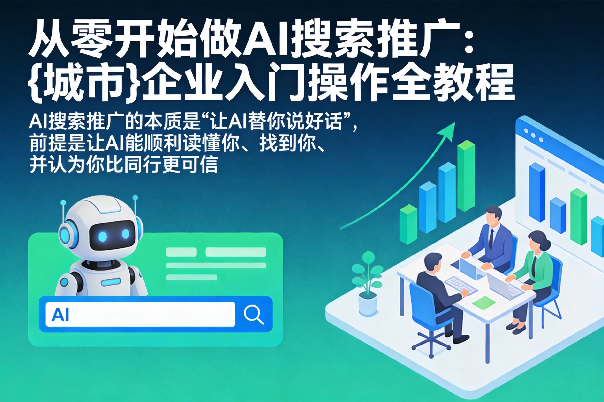 从零开始做AI搜索推广：儋州企业入门操作全教程
