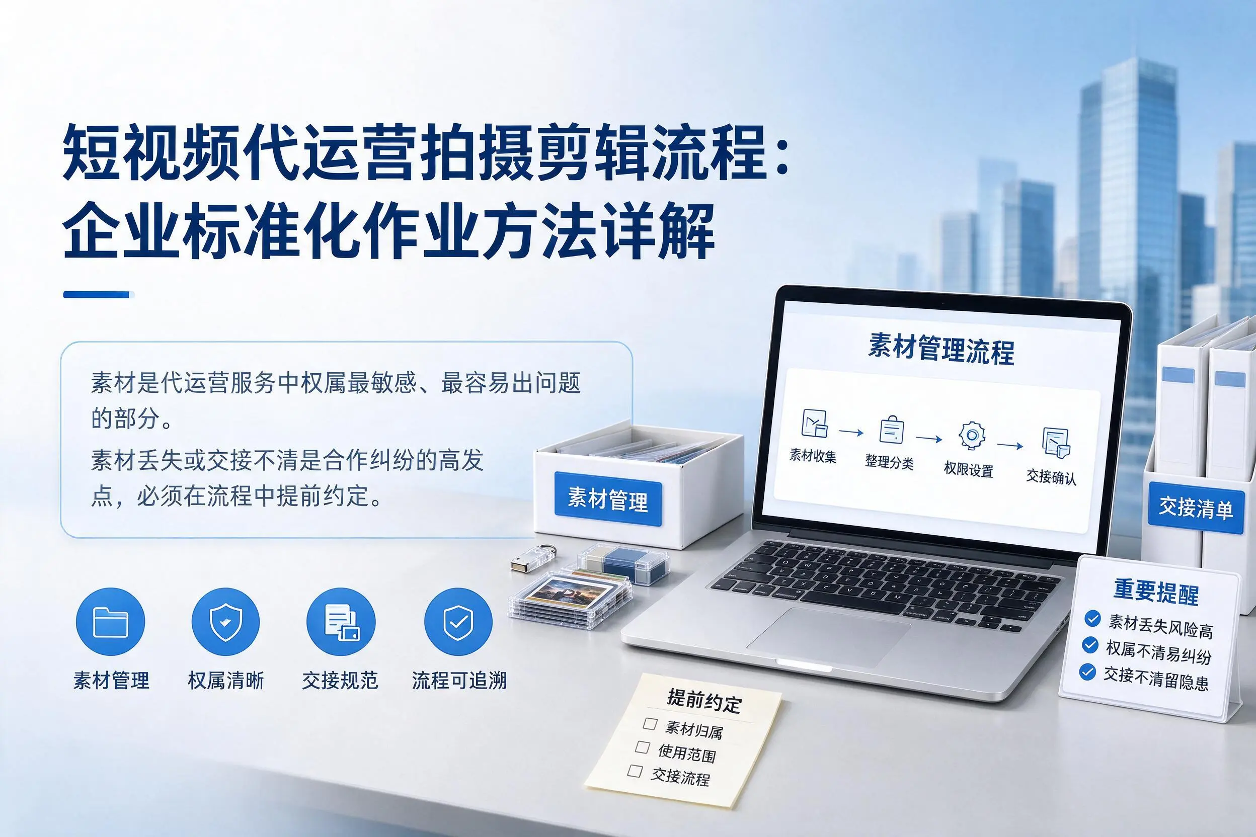 短视频代运营拍摄剪辑流程：儋州企业标准化作业方法详解